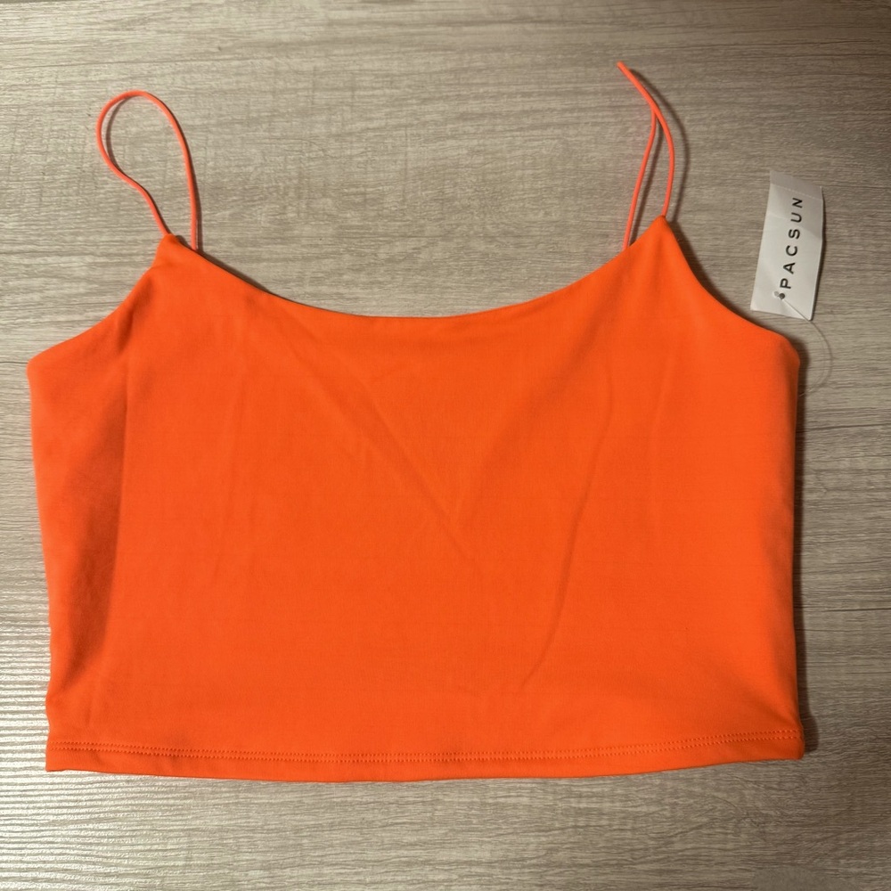 PacSun Vibrant Orange Camisole Top Size Medium